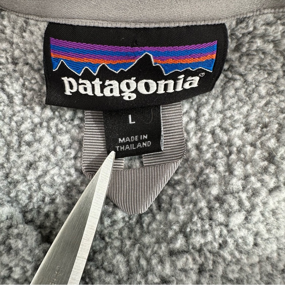 Patagonia Women’s Better Sweater Quarter Zip Fleece Light, Gray Heather, Large - Picture 4 of 16